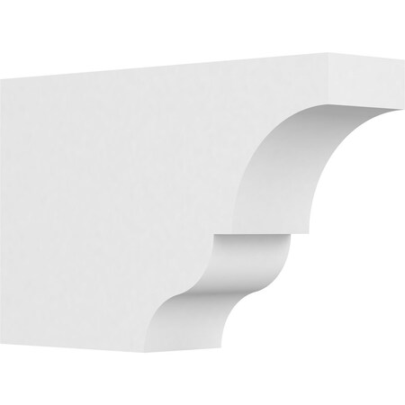 Ekena Millwork Standard Asheboro Architectural Grade PVC Rafter Tail, 4"W X 10"H X 16"L RFTP04X10X16ASH